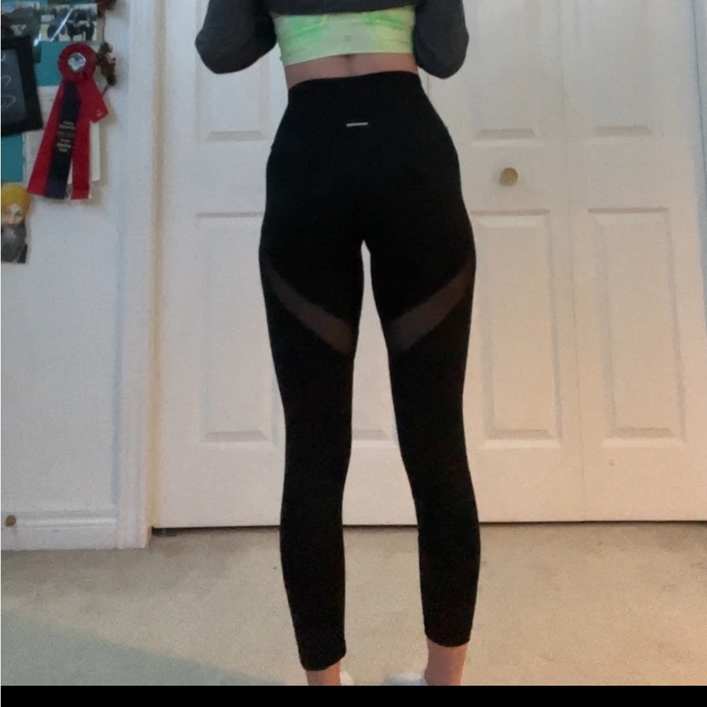 Aerie Mesh Leggings - Picture 3 of 5